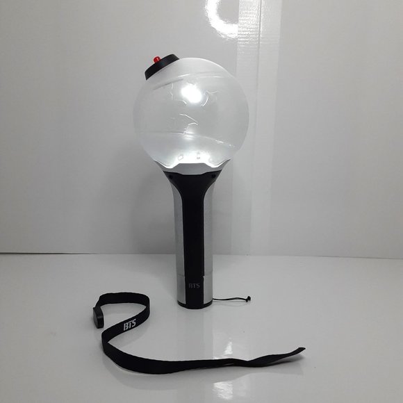BTS Bangtan Boys Official Light Stick ARMY Bomb Version 2 Black Kpop - Picture 2 of 2